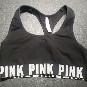 Pink Sports Bra